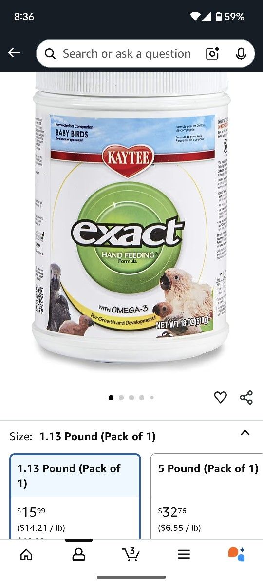 Baby Bird Formula