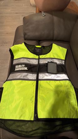 Harley-Davidson® Men's Hi-Vis Yellow Riding Vest