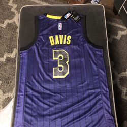 Anthony Davis #3 Lakers Jersey City Edition