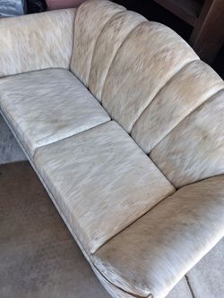 Beige Couch Used Fair Condition