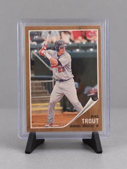 Mike Trout 2011 Topps Heritage Arkansas Travelers Baseball Card