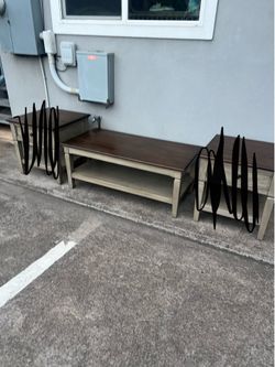 solid wood coffee table
