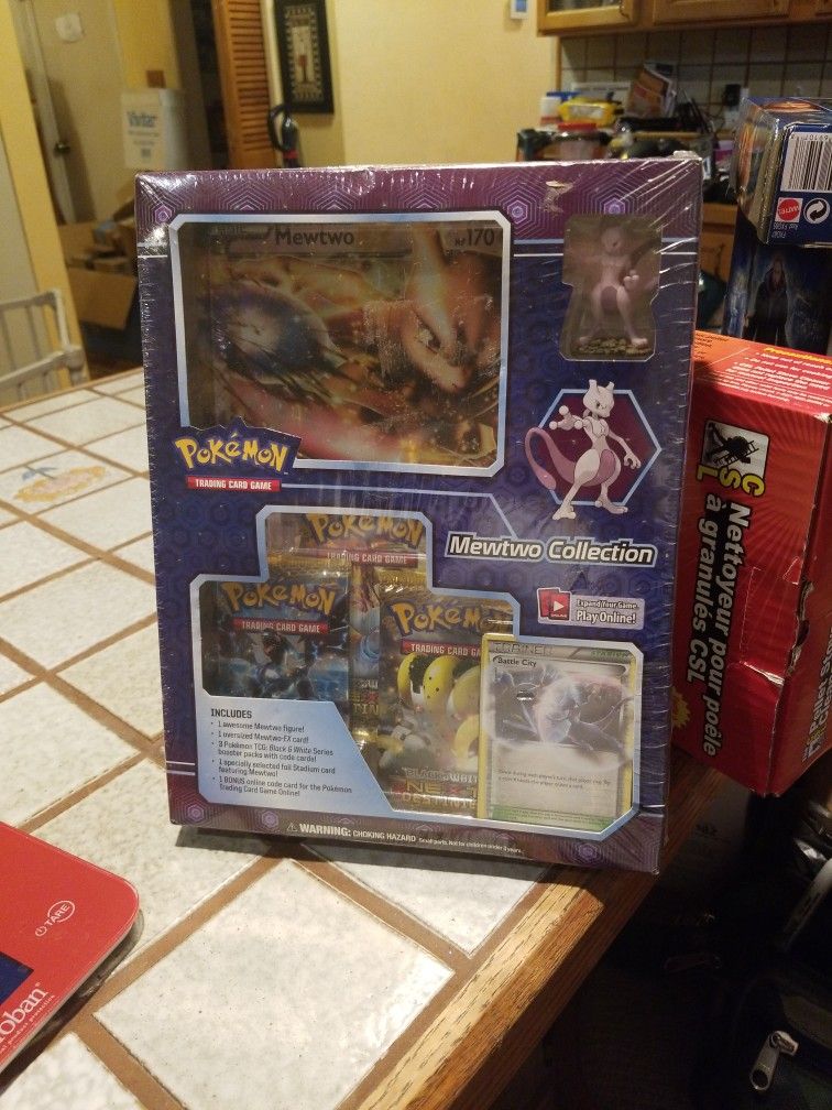 Pokemon Mewtwo Collection trading card RARE new In Original Box