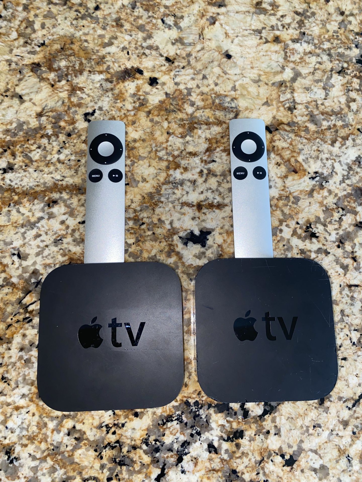 Two Apple Tv A1469, Two Remotes, One Charger