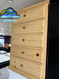 Five drawer dresser natural pinewood cajonera Comoda nueva new