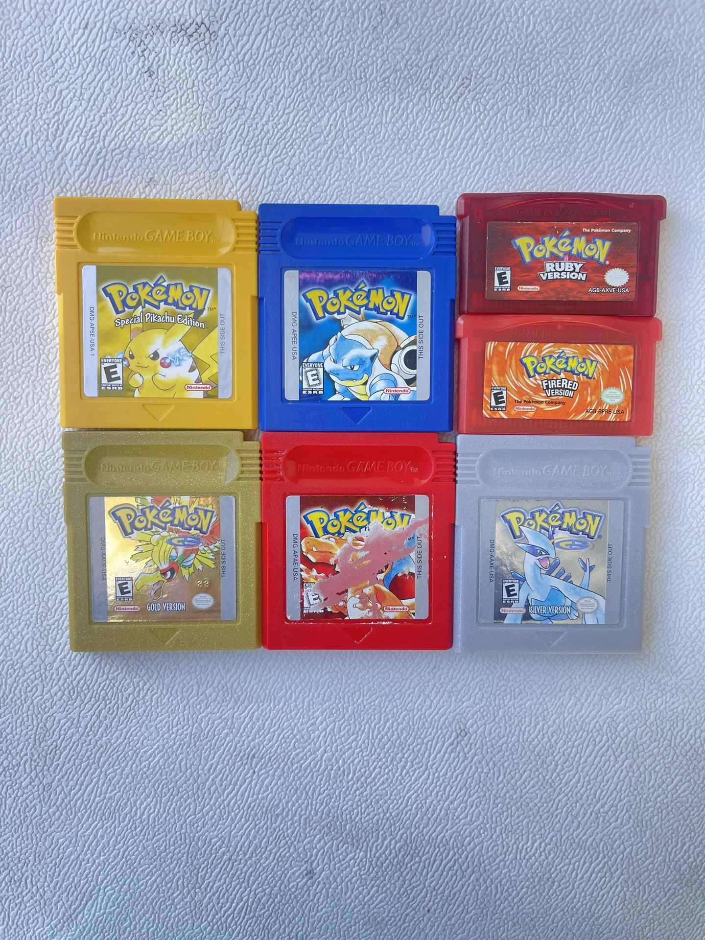 Nintendo Pokemon Gamboy Games