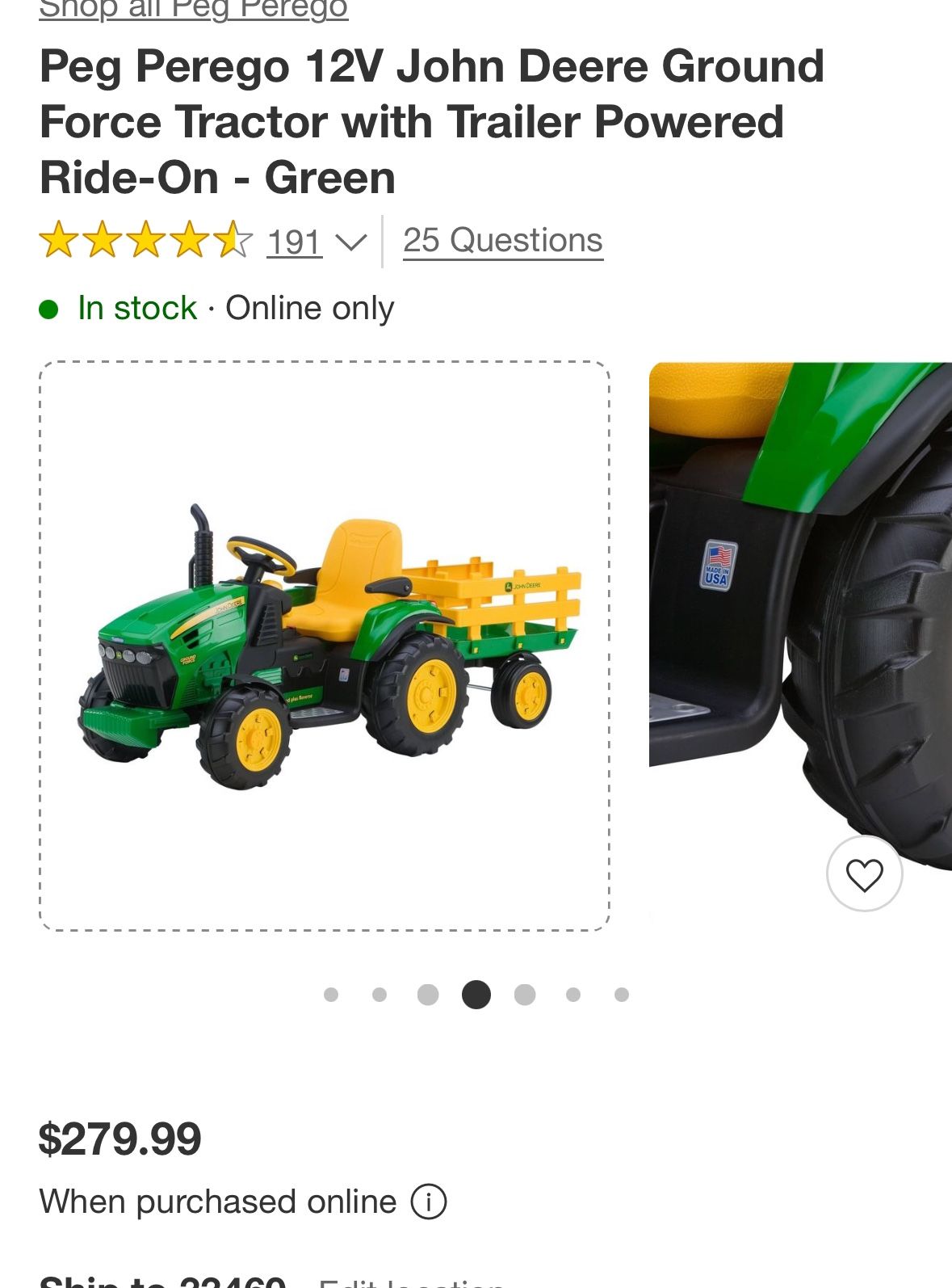 Ride On Tractor With Trailer