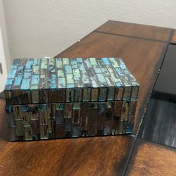 Decorative Teal Box