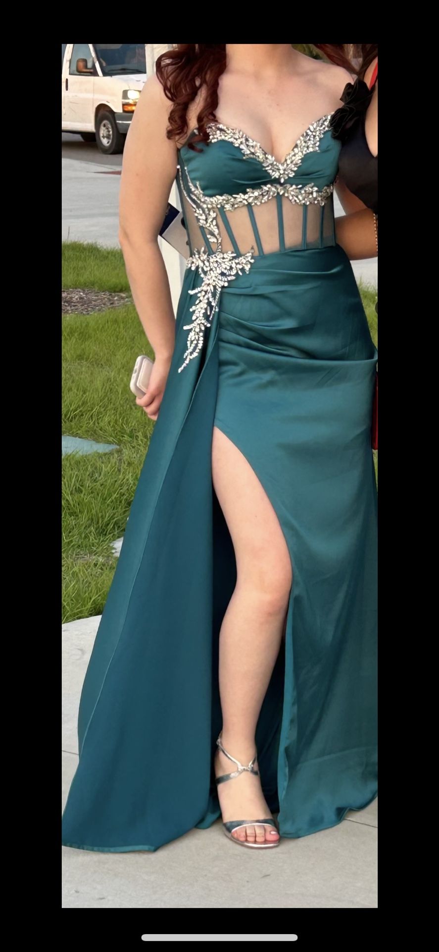 Beautiful Boutique Ladivine Peacock Prom Dress 