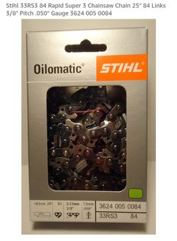 New Stihl Chainsaw Chain 