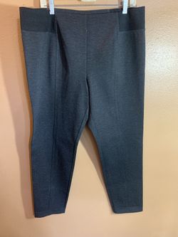 Style & Company Stretch Ponte Black Ankle Pants - XL