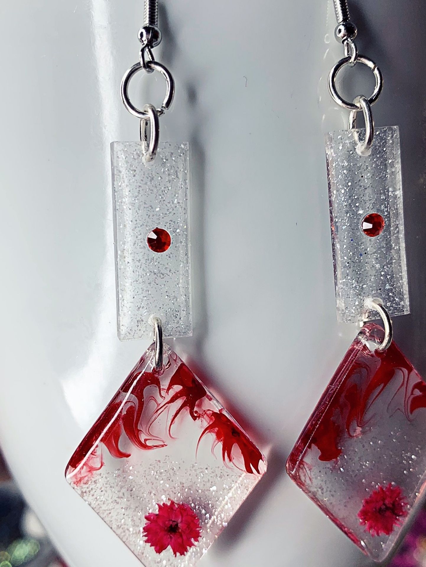 Lady In red Earrings