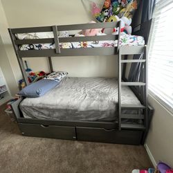 Twin Over Full Bunk Bed 