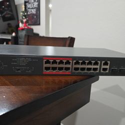 TP-Link 16 Port 10/100Mbps Fast Ethernet PoE Switch TL-SL1218MP