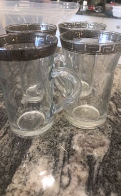 10 glass cups