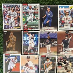 Twins baseball cards