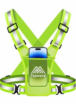 Running vest cheat phone holder