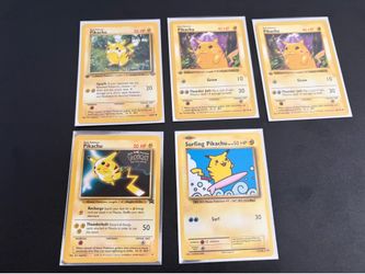 Pokemon vintage pikachu lot