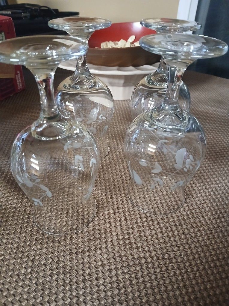 4 Copas De Princess House