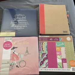Scrapbook, Sheets, Stickers, & Construction Paper