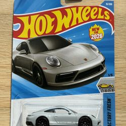 Hot Wheels Porsche 911 Carrera T 1:64 Diecast Car