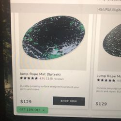 CrossRope Jump Rope Mat Fitness