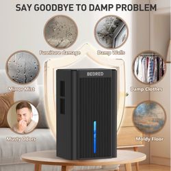 BEDRED Mini Dehumidifier Black