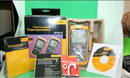 Fluke 52 Thermocouple Thermometer