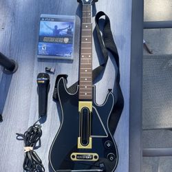 PS3 Guitar Hero Live Guitar Game Dongle Mic