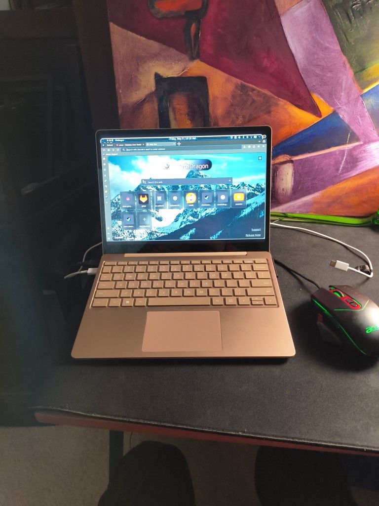HP Laptop Surface Go 2 Pink Metallic