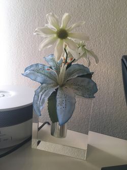 Glass vase/pen holder