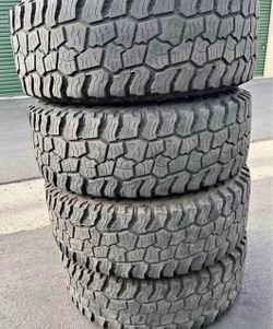 37*12.50r20 Mikey Tonsos Set de Tires con 70% de vida las 4