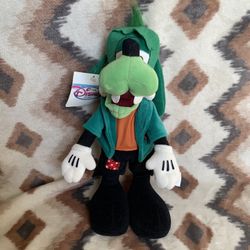 Disney Store Halloween Plush Frankenstein Goofy 13" Stuffed Toy Goofenstein