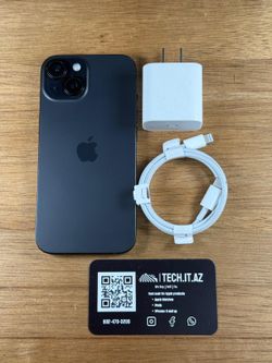 📱 iPhone 15 | 128GB | Space Black | Unlocked (Any Carrier)