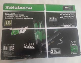 New  Metabo 15 gage nail gun Sealed box