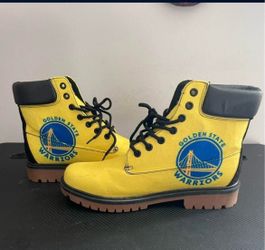 WARRIORS TIMBERLAND BOOTS