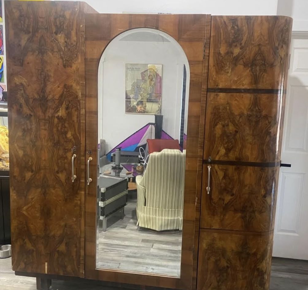 Beautiful French Art Deco Wardrobe