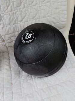 15 lbs exercise ball $30