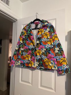 Nooworks Chore Coat Cosmic Floral XL New