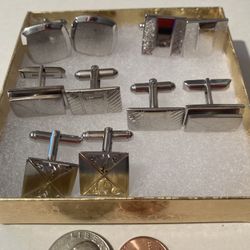 5 Pair Of Nice Quality Cufflinks 