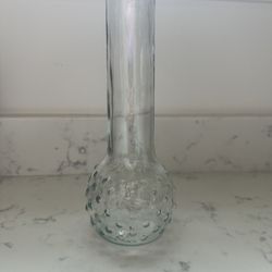 8.5 Inch Tall Glass Vase