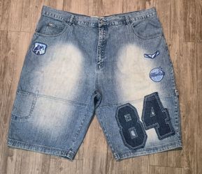 Men's Vintage Y2K baggy denim jorts shorts size 46.