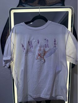 White Amiri shirt white dove size small