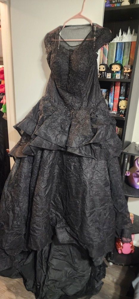 All black Wedding Dress
