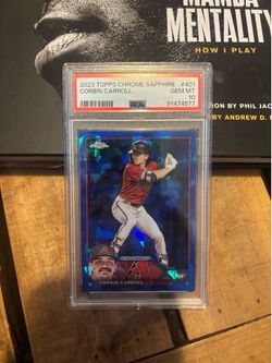 2023 Topps Chrome Sapphire Corbin Carroll Rookie PSA 10
