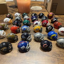 NFL Bubblegum Machine Helmets 