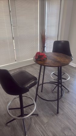 WOOD FINISH BAR SET