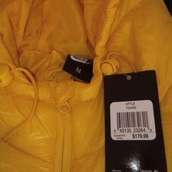 Brand New Yellow Nike Jacket Size Medium But Large Can Fit