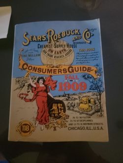 1909 Sears Roebuck and Co. Consumers guide