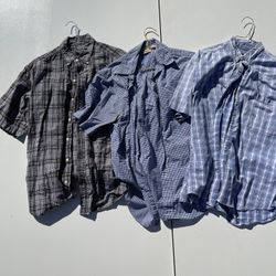 Short Sleeve Button Down Bundle M /L 306